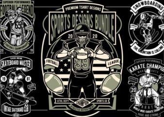 29 Sports Tshirt Designs Bundle