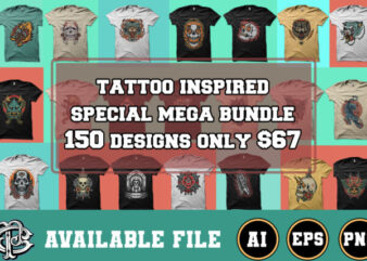 150+ tattoo inspired special mega bundle