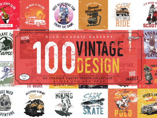 100 Vintage design collection