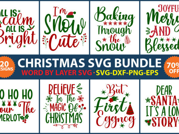 Christmas SVG Bundle vol.14 t shirt vector file
