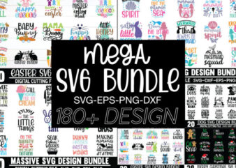 Mega SVG Bundle t shirt designs for sale