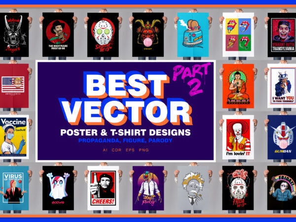 Best Vectors Poster & T-shirt designs Part 2