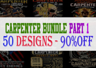 Carpenter Bundle Part 1 – 50 Designs – 90% OFF