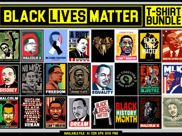 BLACK LIVES MATTER T-SHIRT BUNDLES