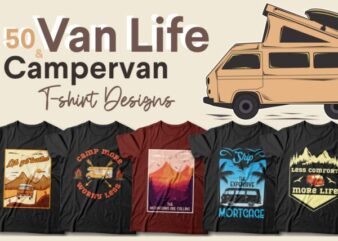 Van life campervan t-shirt designs bundle, Van life quotes, Campervan quotes, Digital nomad t shirt design collection, camper t shirt designs, Adventure with car