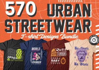 Urban streetwear t-shirt designs bundle, creative quotes t shirt designs, youth style t shirt designs, streetwear graphic style, urban graphic t-shirt